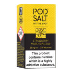 عکس بسته بندی سالت مارشمالو توت فرنگی پاد سالت (10 میل) POD SALT FUSION Marina Marshmallow Man 3
