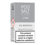 عکس بسته بندی سالت نعنا یخ پاد سالت (10 میل) POD SALT Core Ice Menthol