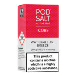 عکس بسته بندی سالت هندوانه یخ پاد سالت (10 میل) POD SALT Core Watermelon Breeze