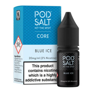 عکس سالت بلوبری یخ پاد سالت (10 میل) POD SALT Core Blue Ice