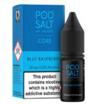 عکس سالت تمشک آبی پاد سالت (10 میل) POD SALT Core Blue Raspberry