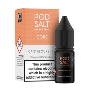 عکس سالت طالبی یخ پاد سالت (10 میل) POD SALT CORE Cantaloupe Ice