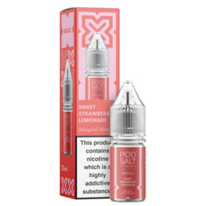 عکس سالت لیموناد توت فرنگی پاد سالت (10 میل) POD SALT NEXUS Sweet Strawberry Lemonade