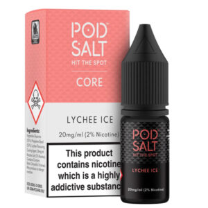 عکس سالت لیچی یخ پاد سالت (10 میل) POD SALT Core Lychee Ice