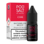 عکس سالت هندوانه یخ پاد سالت (10 میل) POD SALT Core Watermelon Breeze