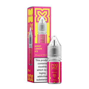 عکس سالت یخ لیمو تمشک پاد سالت (10 میل) POD SALT NEXUS Berry Lemon Ice