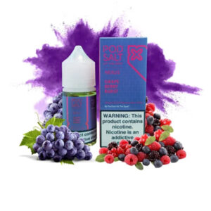 عکس طعم سالت بمب انگور میکس بری پاد سالت (10 میل) POD SALT NEXUS Grape Berry Burst