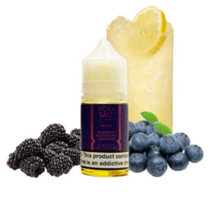 عکس طعم سالت لیموناد بلوبری بلک بری پاد سالت (10 میل) POD SALT NEXUS Blueberry Blackberry Lemonade