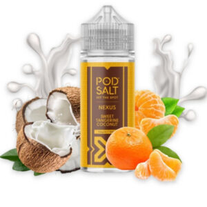 عکس طعم سالت نارنگی شیرین نارگیل پاد سالت (10 میل) POD SALT NEXUS Sweet Tangerine Coconut