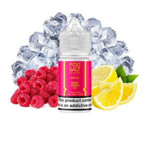 عکس طعم سالت یخ لیمو تمشک پاد سالت (10 میل) POD SALT NEXUS Berry Lemon Ice